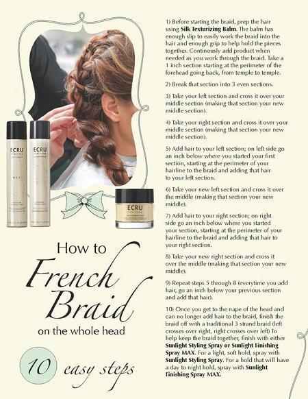 How to get that spring french braid from ECRU NY