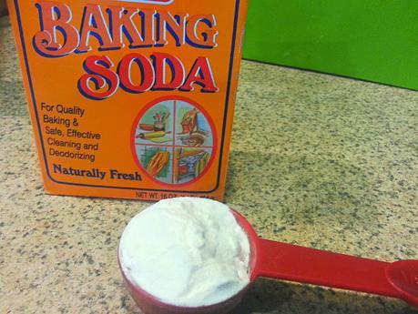 remove product build up with this baking soda hair treatment