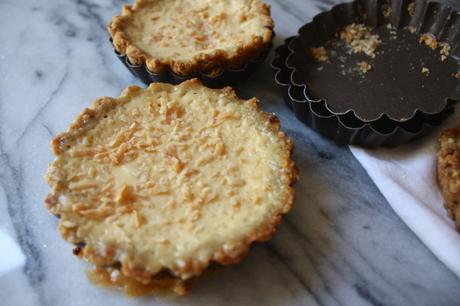 Gluten Free Coconut Grapefruit Tartlets 