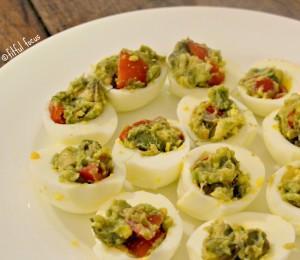 Guacamole Deviled Eggs