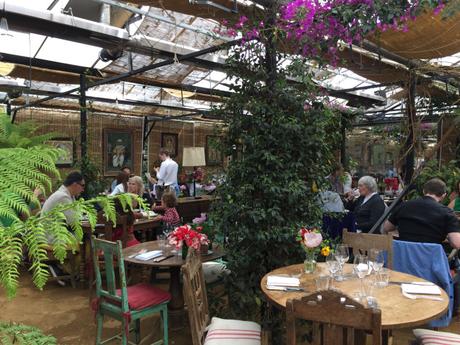 Dine at the Petersham Nurseries near Richmond upon Thames