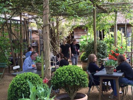 Dine at the Petersham Nurseries near Richmond upon Thames