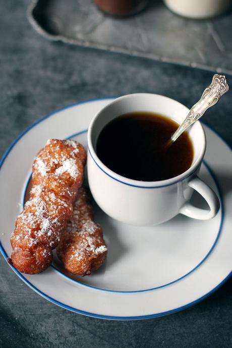 Spelt Flour Churros with Dark Chocolate Chile Sauce Spelt Churros with Chile Chocolate Sauce // www.WithTheGrains.com