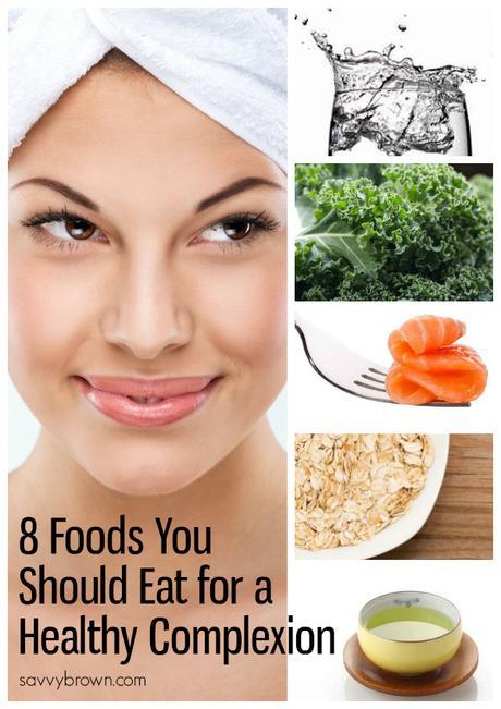 savvy brown, healthy skin foods, foods for a healthy complexion