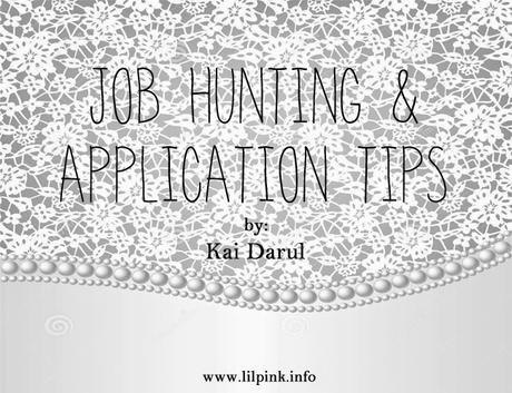 Job Hunting and Application Tips