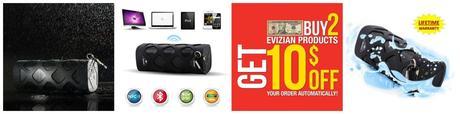 Evizian® Wireless & Portable Bluetooth Speaker System