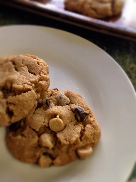 Grain-Free Loaded Peanut Butter Chocolate Chip Cookies