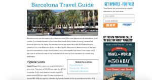 Barcelona ideas by travel bloggers