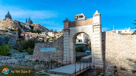 picturesque gate in Nafplio, Greece