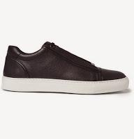 Ankle Hugging, Foot-Loving:  Brioni Leather Low-Top Sneakers