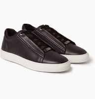 Ankle Hugging, Foot-Loving:  Brioni Leather Low-Top Sneakers