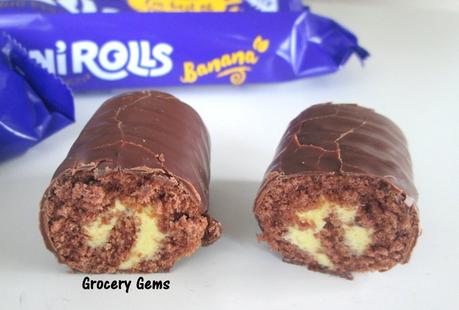 Review: Cadbury Mini Rolls Banana