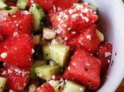 Chilled Watermelon Cucumber Feta Salad (REPOST)