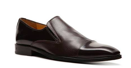 Simply Capped:  Mercanti Fiorentini Cap Toe Slip-On Loafer