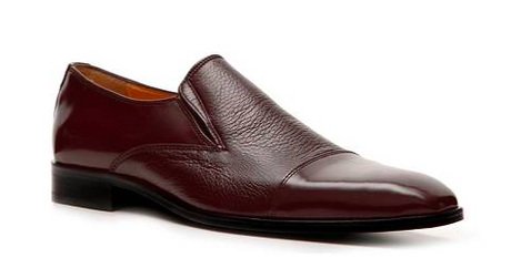 Simply Capped:  Mercanti Fiorentini Cap Toe Slip-On Loafer