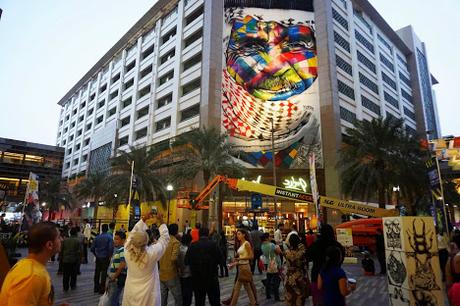 Eduardo Kobra's new piece in Dubai – UAE