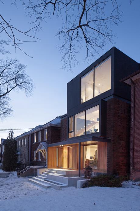 Midtown Triplex Renovation exterior, Toronto
