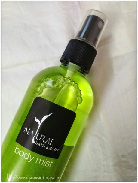 Natural Bath & Body- Beautiful Day Sun-Kissed Happiness body mist: Review