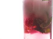 Strawberry Mojito Sorbet Floats