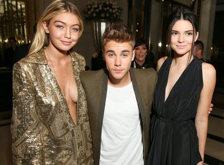 gigi hadid, justin bieber, kendall jenner