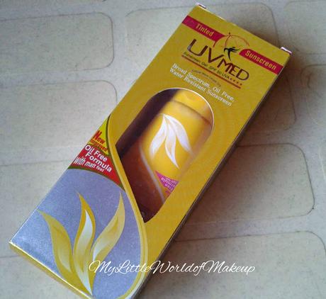 UVMED Tinted Matte Sunscreen Gel Review