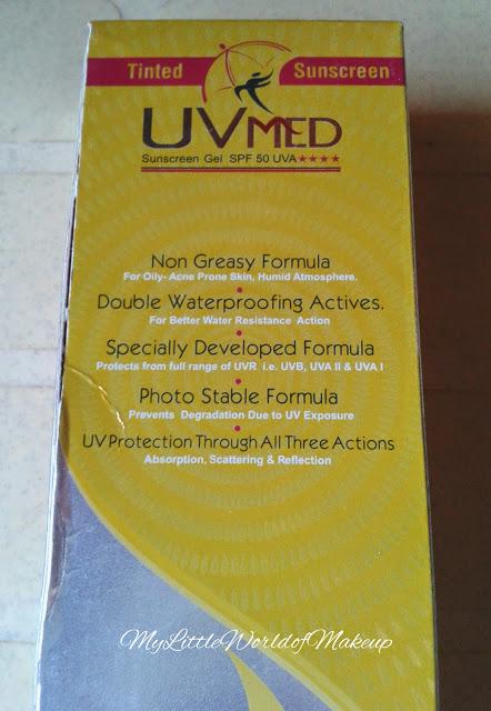 UVMED Tinted Matte Sunscreen Gel Review