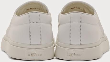 Slip If You Dare:  Alexander McQueen Perforated Leather Skull Sneakers