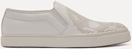 Slip If You Dare:  Alexander McQueen Perforated Leather Skull Sneakers