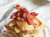 Cheddar, Apple Bacon Waffles