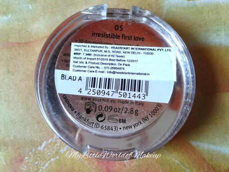 Essence 3D Eyeshadow in Irresistible First Love Review Essence 3D Eyeshadow in Irresistible First Love Review