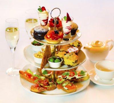Enjoy afternoon tea at Gusto Manchester for £25 including a glass of Prosecco
