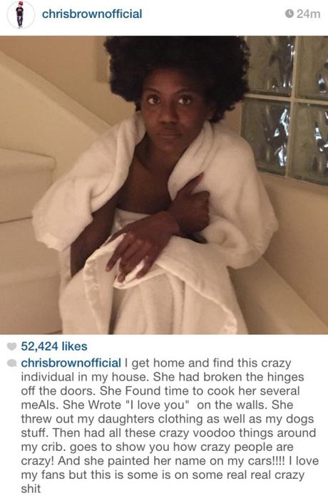 Chris Brown Finds Naked Fan In His House (0_o)