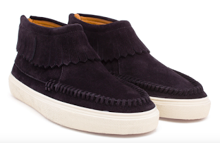 Bohemian Rhapsody:  Saint Laurent Paris Suede Desert Boots