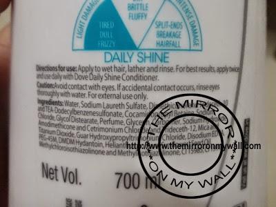 Dove Damage therapy Daily Shine Shampoo Review