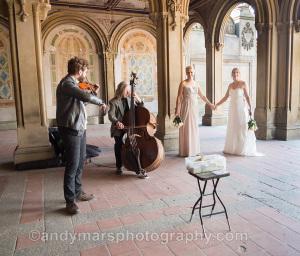 same-sex wedding central park bethesda terrace