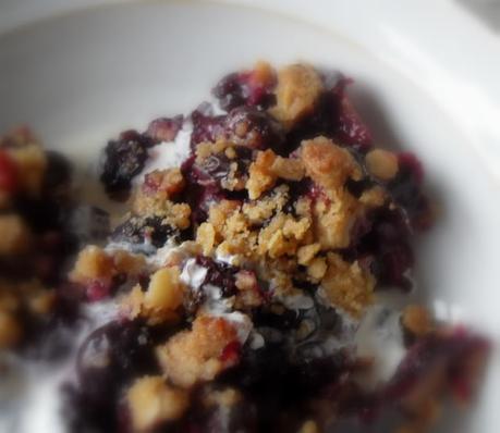 Double Crusted Blueberry Oat Crumble