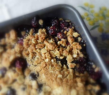 Double Crusted Blueberry Oat Crumble