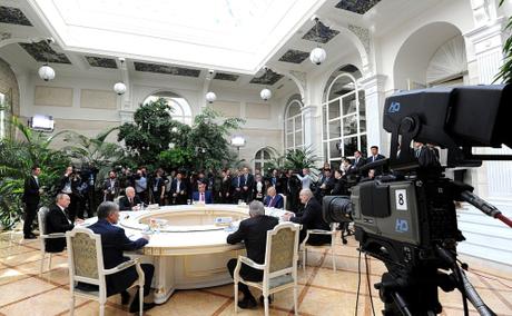 Meeting of CIS states, Moscow Kremlin, 8 May 2015.