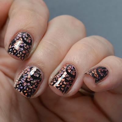 Stamped Lace Nails