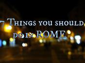 Things Should Rome