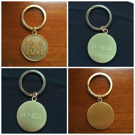 Race Keychains for Runners – 5K, 10K, 13.1, 26.2