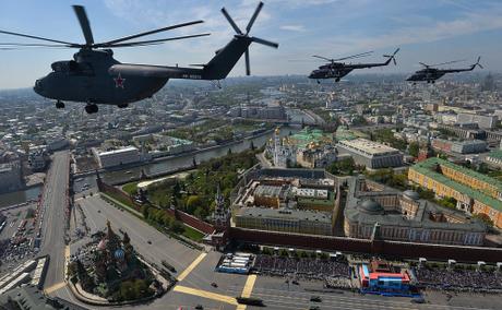 Victory parade 2015 helos