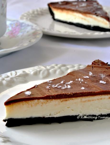 No bake Salted dark Chocolate Mascarpone Tart