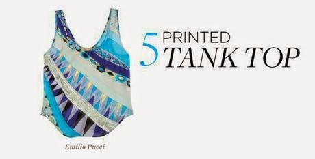 Indian Fashion Shopping Blog | 5 Spring Tops To Update Our Summer Wardrobe | Printed Tank Top