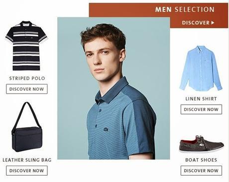 Shopping, Style and US - LACOSTE INDIA - Spring Bay COllection For Men