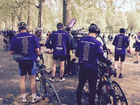 Complete the Thames bridges 34 mile classic bike ride in aid of the Stroke association