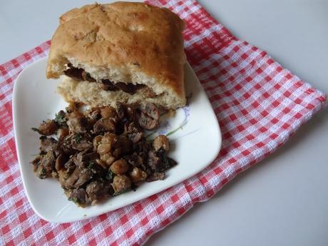 Mushroom and Chickpea Burgers