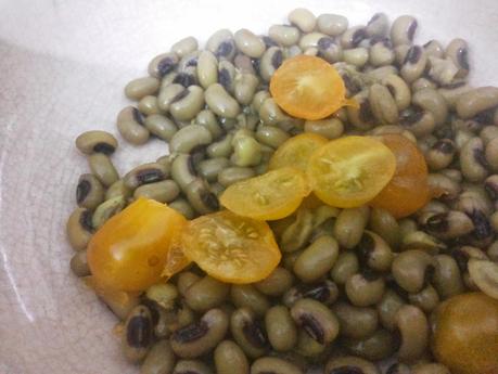 Black-Eyed Peas Salad -Lobia or Rongi Salad