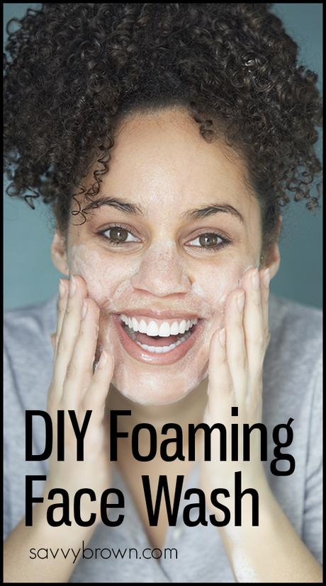 This DIY Foaming Face Wash is so simple, you could be washing your face with it by tonight!