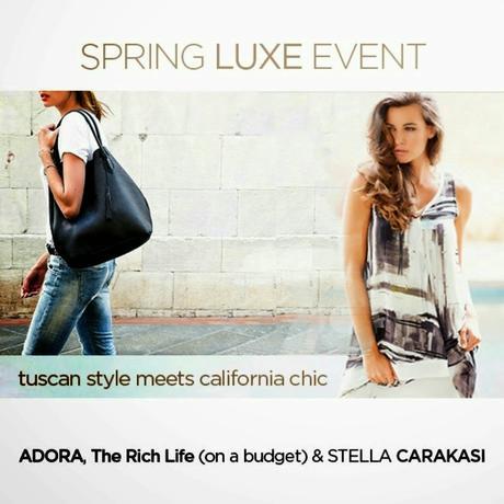 Stella Carakasi and Adora Spring Luxe Event in Berkley